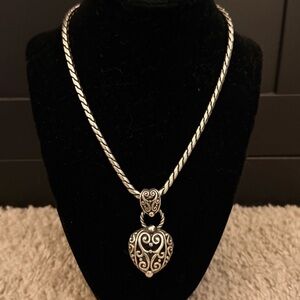 Vintage Brighton heart necklace